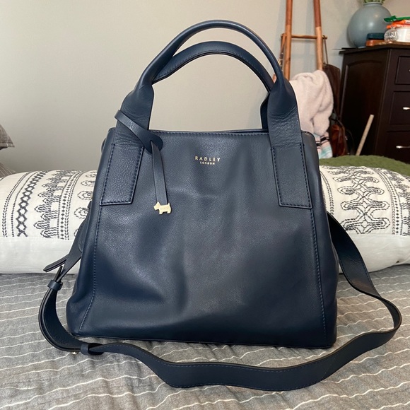 RADLEY LONDON Bags Nwot Radley London Baylis Road Navy Poshmark